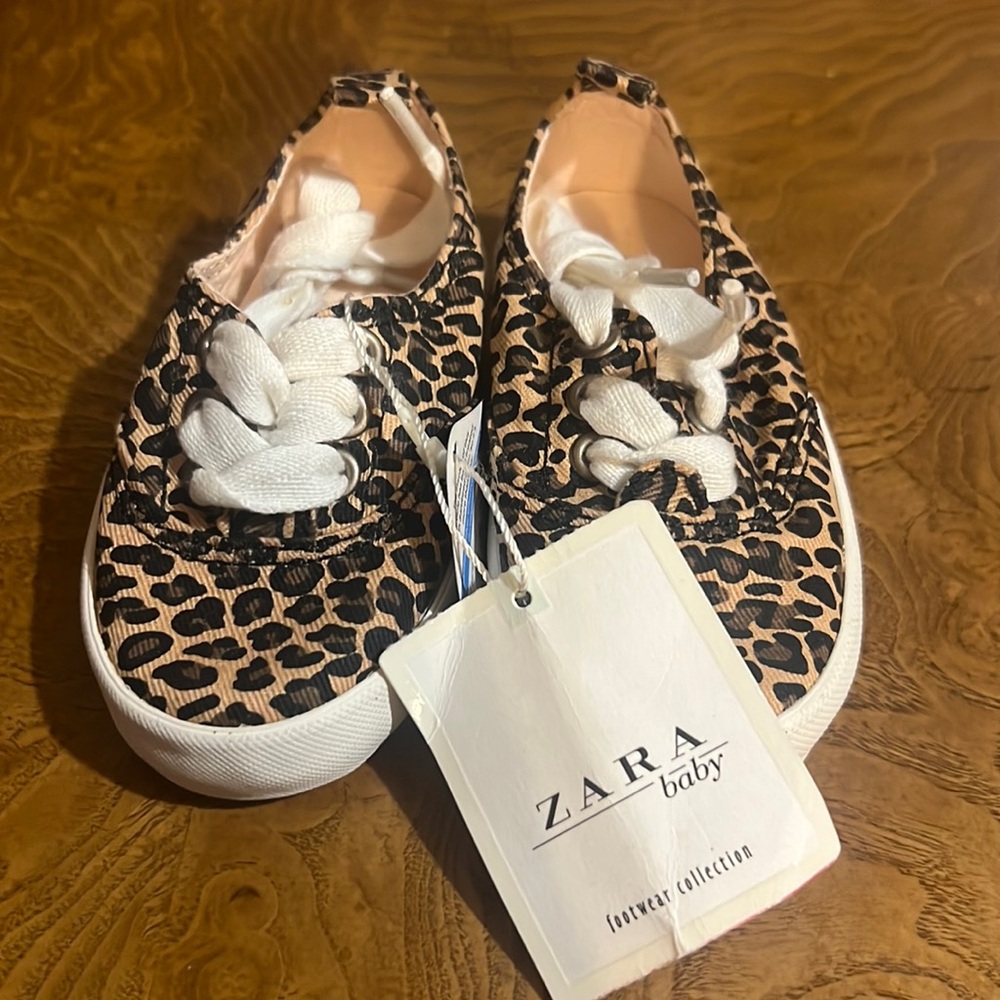 Zara leopard print sneaker